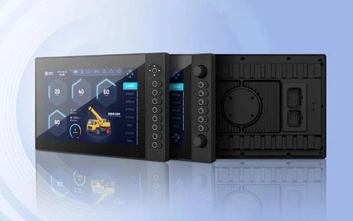 10寸移动机械显示屏，CAN通信